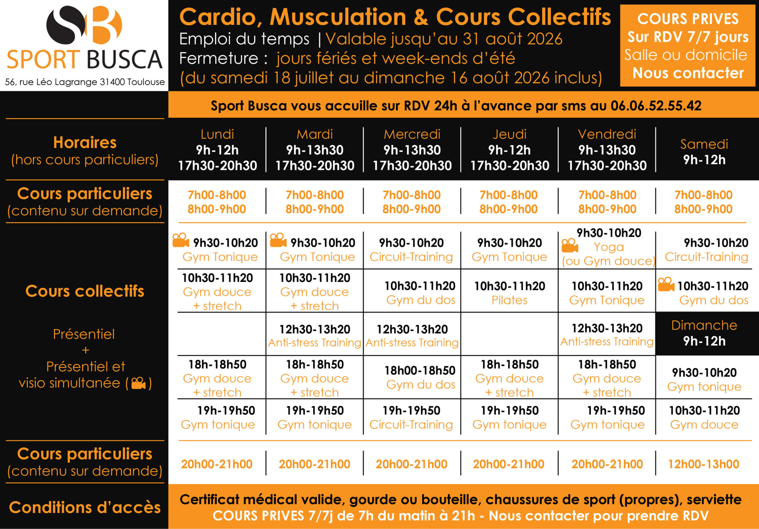 Planning Sport Busca 2026 Planning Sport Busca 2026